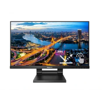 PHILIPS 222B1TC 21.5 Dokunmatik 4ms 75Hz 1920x1080 FullHD VGA HDMI DP Multimedya (Vesa) 10 Parmak Siyah Monitör