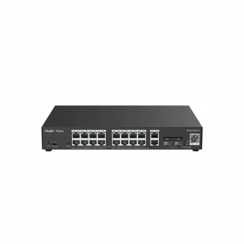 RUIJIE-REYEE RG-ES220GS-P 20 Port Gbit 16 Port PoE+ 250W 2xGbit+2xSFP Uplink Cloud Managed Switch