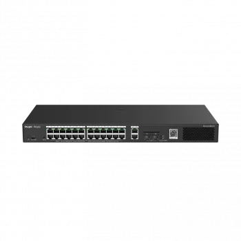 RUIJIE-REYEE RG-ES228GS-P 28 Port Gbit 24 Port PoE+ 370W 2xGbit+2xSFP Uplink Cloud Managed Switch