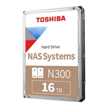TOSHIBA HDWG51GUZSVA N300 3.5 16TB 7200rpm 512MB Sata 7/24 NAS Harddisk