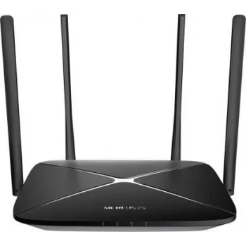 TP-LINK MERCUSYS AC12G 3× LAN, 1×WAN Port (Gigabit) 300Mbps2.4GHz+867Mbps5GHz 4xAnten Router
