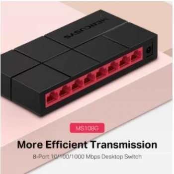 TP-LINK MERCUSYS MS108G 8 port Gbit Desktop Yönetilemez Switch