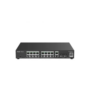 TP-LINK OMADA ES220GMP 20 Port Gbit 16 PORT POE 250W 2xGBİT RJ45+ 2xGBİT SFP Rack mount Yönetilebilir (L2) Switch