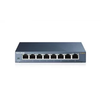 TP-LINK TL-SG108 8 PORT GIGABIT MASAÜSTÜ METAL KASA SWITCH