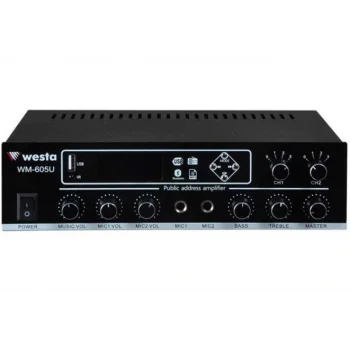WESTA WM-605U 100W 2 Zone Mikser Amfi