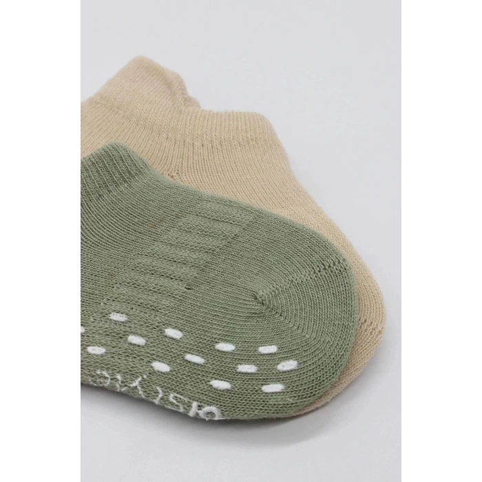 2li Sneakers Kaymaz Colours Penye Çorap Bs20104 Nil Bej