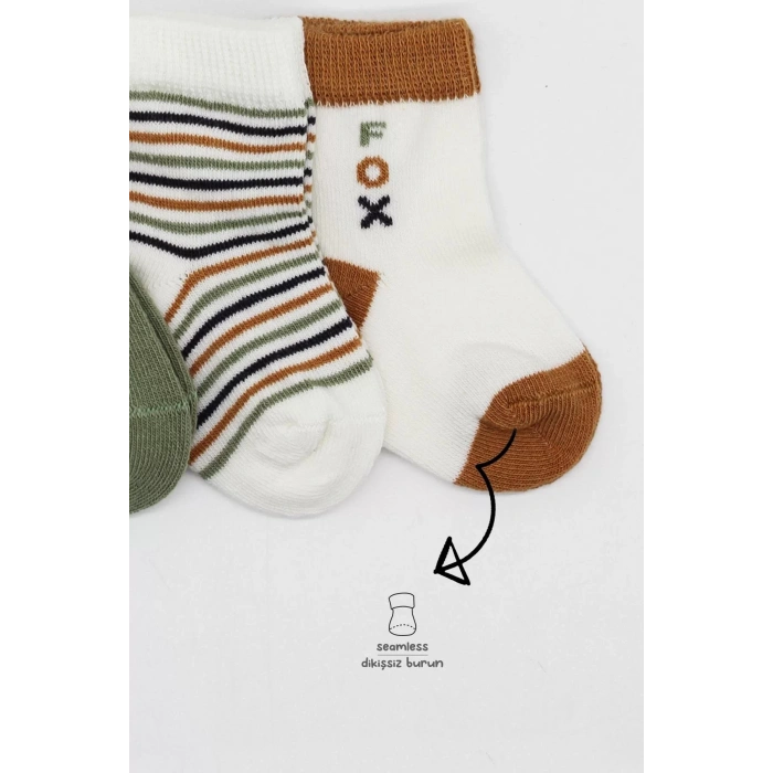 3lü Penye Soket Çorap Bs10109 Nil