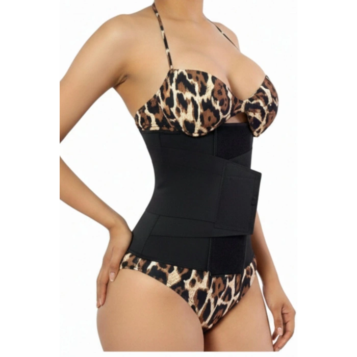 Cırtlı Korse Siyah Kadın Ak4222