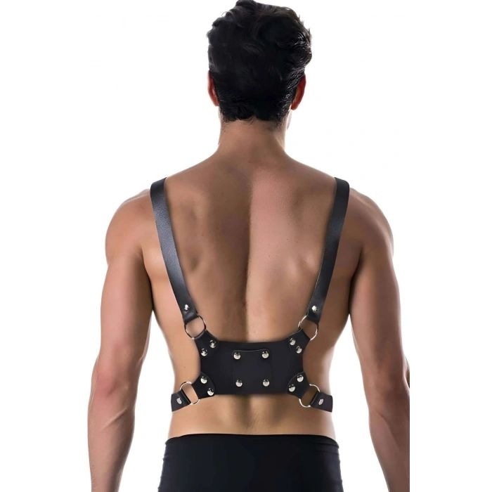 Deri Harness Aksesuar, Şık Erkek  Harness - Brfm168