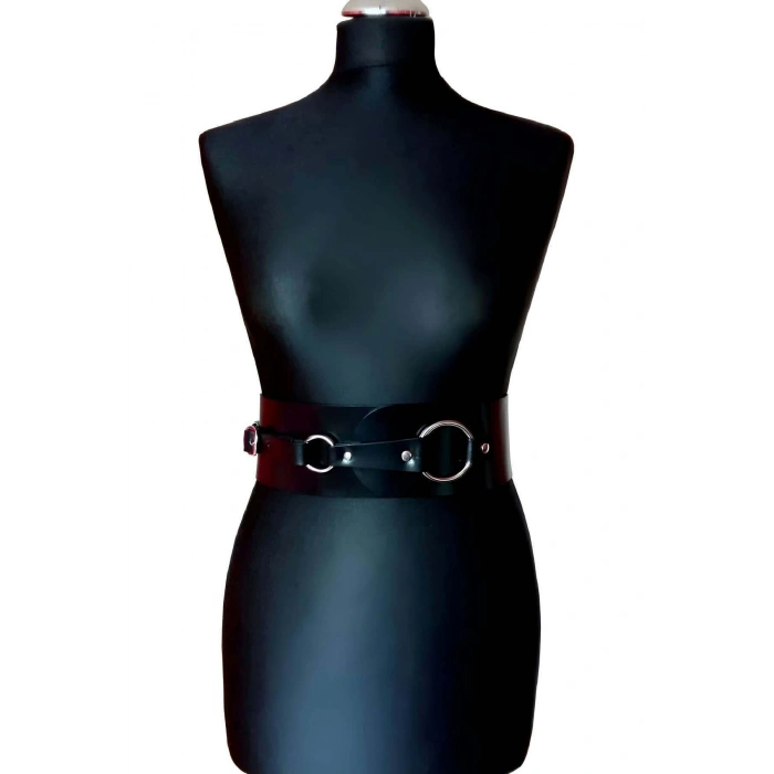 Elbise Üzerine Şık Deri Korse Harness - Brf920