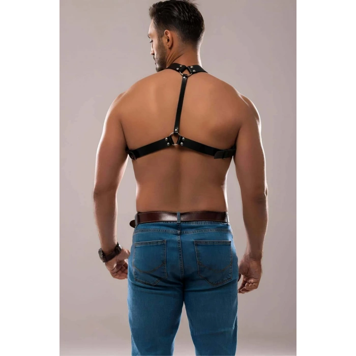 Erkek Deri Göğüs Harness - Brfm139