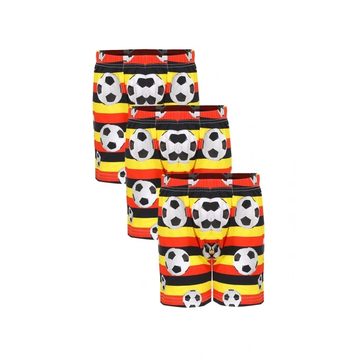 Giyim ERKEK ÇOCUK 3LÜ SARI BOXER