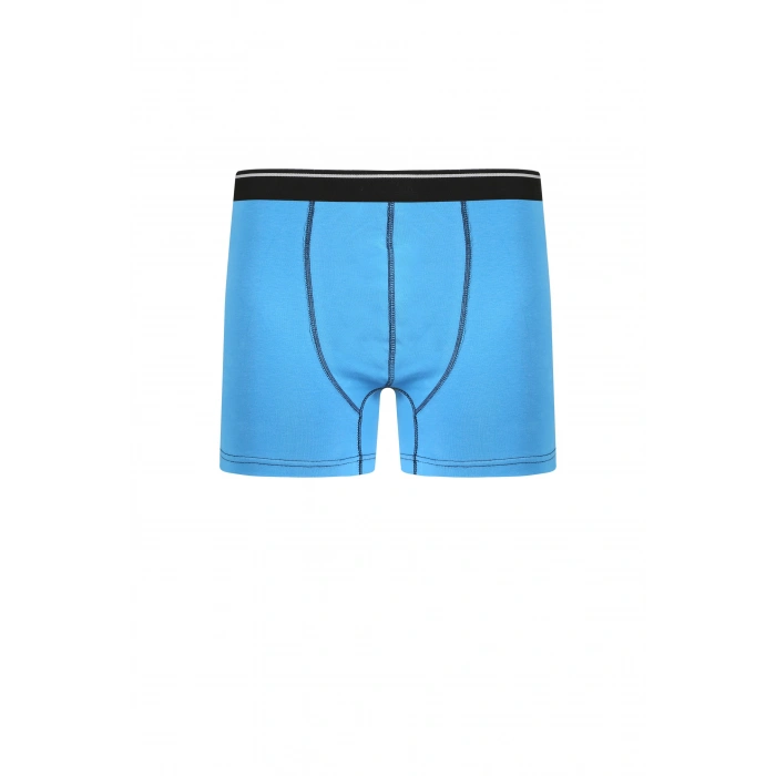 Giyim ERKEK PAMUK LİKRALI BOXER MAVİ