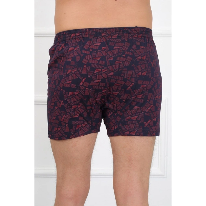 Giyim ERKEK PENYE BOXER BORDO - LACİVERT