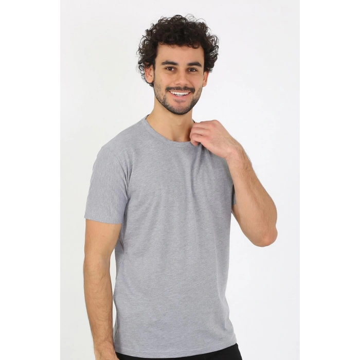 Giyim ERKEK SIFIR YAKA GRİ PENYE ATLET