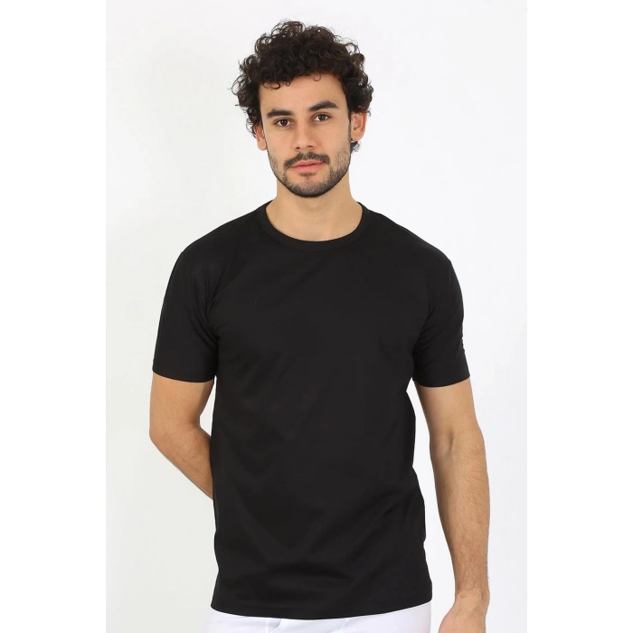 Giyim ERKEK SIFIR YAKA SİYAH PENYE ATLET