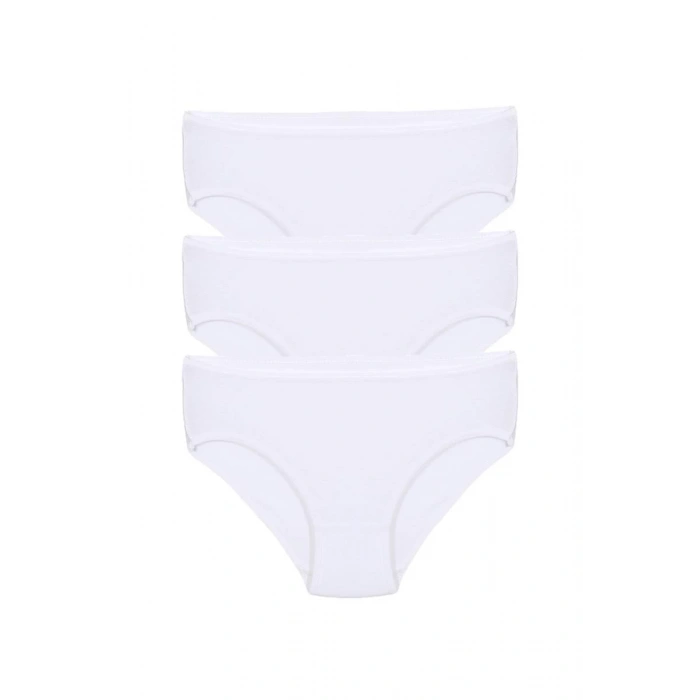 Giyim KIZ ÇOCUK 3LÜ BEYAZ KÜLOT