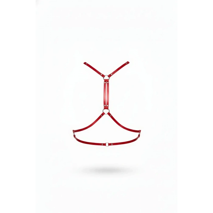 Kırmızı Kadın Kemer Deri Vücut Aksesuarı - Brf203