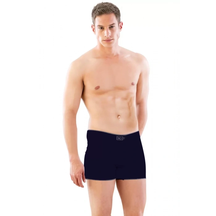 Lacivert  2108 Seamless Uzun Erkek Boxer