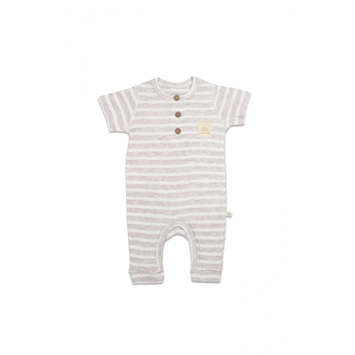 Line Colors Yarım Kol Patiksiz Tulum 15126 Bej