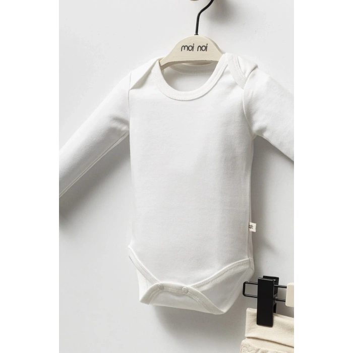 Moi Noi Şapkalı Badi Pantolon Takım Mnb5314 Bej