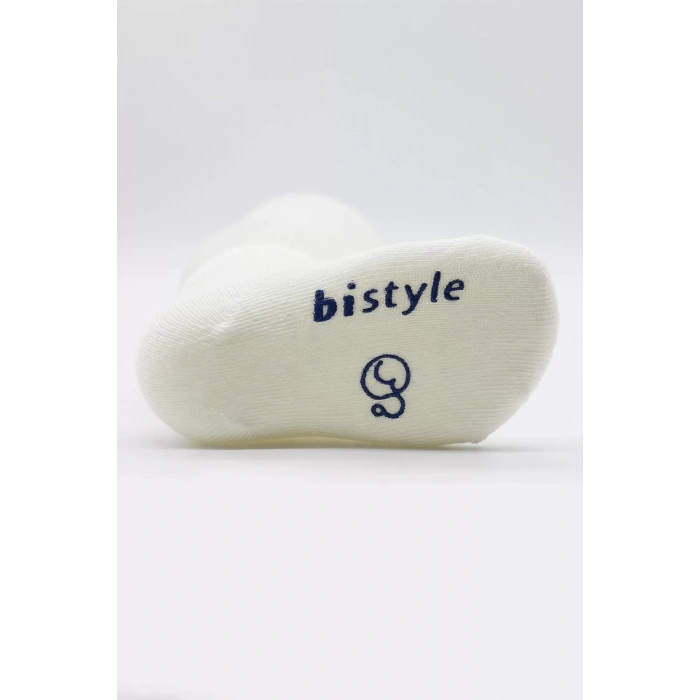 Puanlı Kaymaz Penye Soket Çorap 3lü Bs10108 İndigo