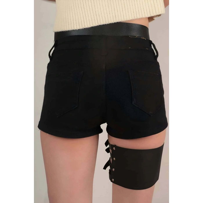 Seksi Deri Jartiyer Aksesuarı - Brf1173