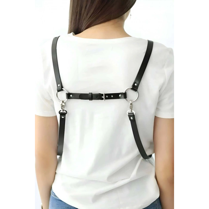 Şık Deri Kadın Kemer, Elbise Üzeri Deri Kemer - Brf1094