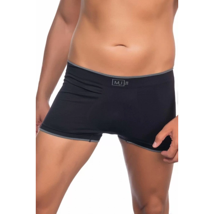 Siyah  2103 Soft Erkek Boxer