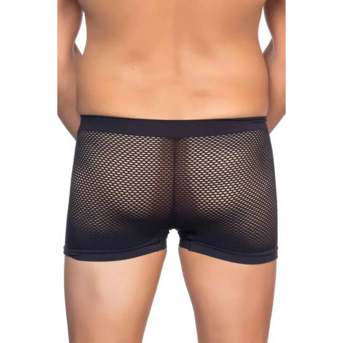 Siyah  2106 Fileli Soft Erkek Boxer