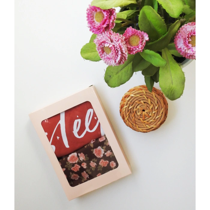 Under Moda ÇİÇEK DESENLİ BASKILI ŞORT TAKIM