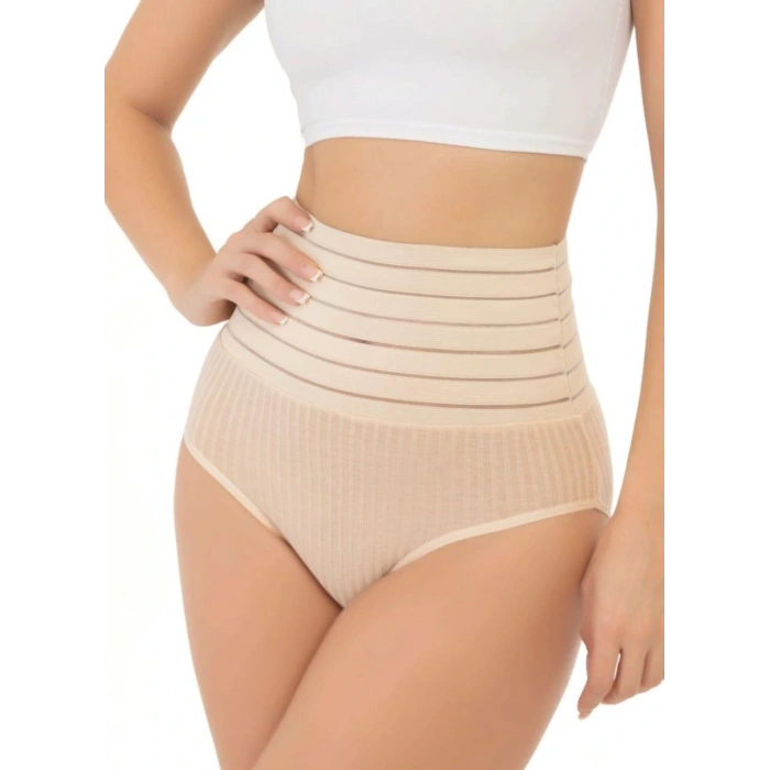 Under Moda Kadın  Ten Rengi Korse Külot Takımı
