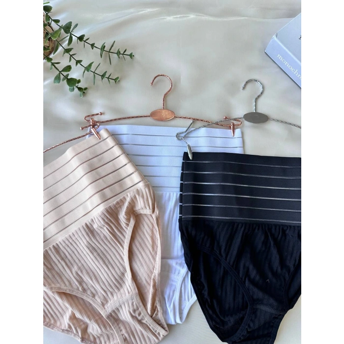 Under Moda Kadın  Ten Rengi Korse Külot Takımı