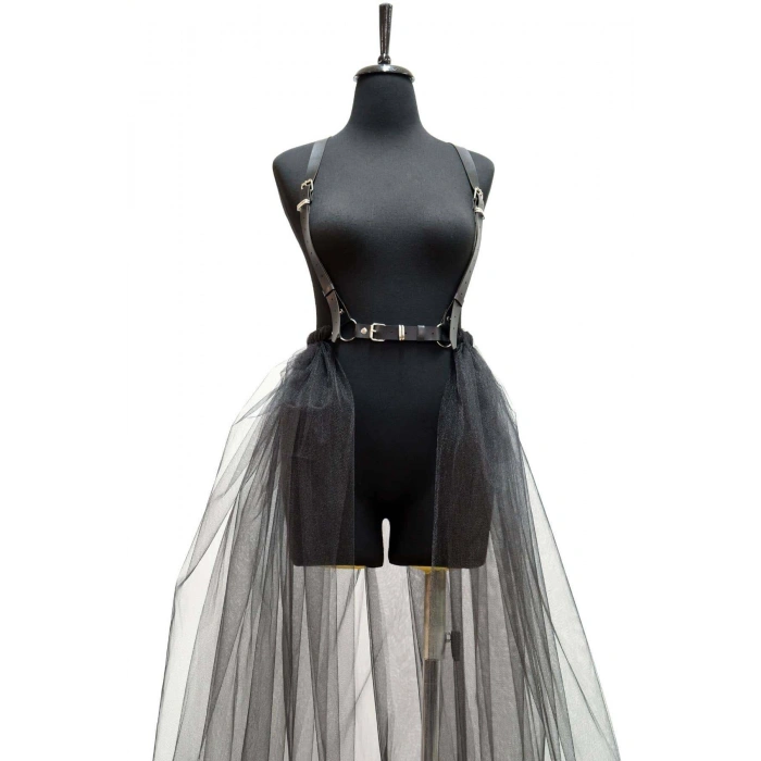 Uzun Tülü Harness Etek