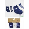 3lü Penye Soket Çorap Bs10110 İndigo