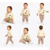 6/24 Ay Uzay Mekiği Baskılı Bebek Takımı
