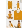 6/24 Ay Yelekli Badyli 3 Parça Bebek Takımı