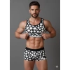 Erkek Desenli Tank Top Boxer Takımı