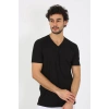 Giyim ERKEK V YAKA SİYAH PENYE ATLET