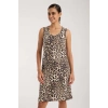 Giyim KADIN LEOPAR DESENLİ GECELİK