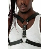 Göğüs Ve Halka Detaylı Erkek  Deri Harness - Brfm85