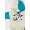 Panda Desenli Kapişonlu Erkek Bebek Takımı