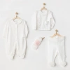 Petit Love Newborn Tüllü 4 Parça Set Ekru