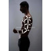 Reflektörlü (karanlıkta Yansıyan) Erkek  Bilek - Kol - Omuz Harness - Brfm5