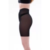 Siyah  2705 Lazer Tül Toparlayıcı Paçalı Boxer Hayalet Korse