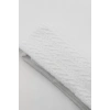 Tekli Zikzak Kabartma Penye Külotlu Çorap Bs50108 Beyaz