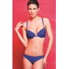 Haye Collection Githa Foam Cup Push Up Bra,Saks Mavi Straplez Konforlu ve Şık Sütyen
