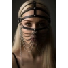 Zincirli Deri Seksi Maske - Brf465