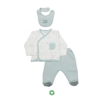 3lü Zıbın Takım Hello World 13105 Mint