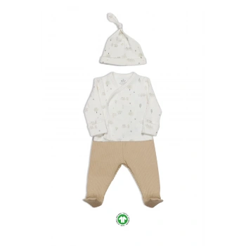 Always Dream 3lü Zıbın Takım 13110 Ekru Bej